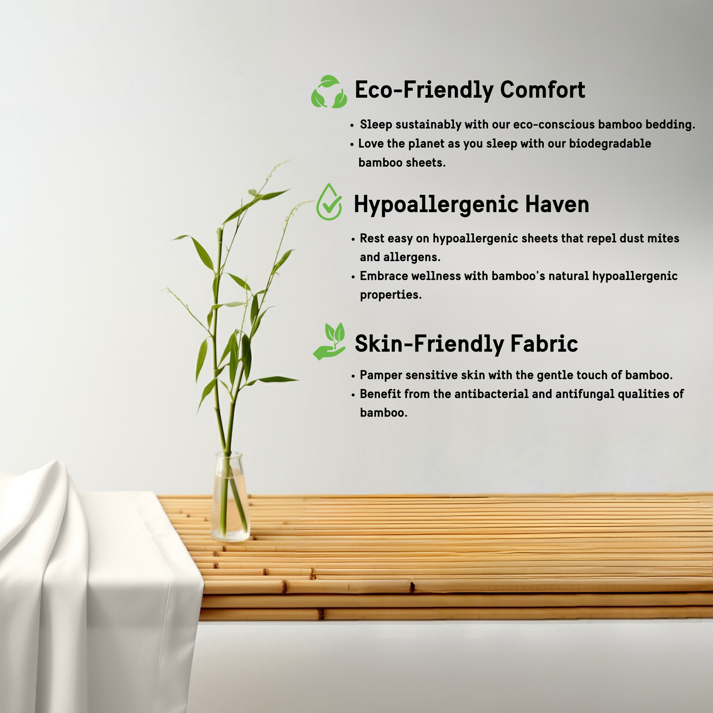 Luxury 100% Bamboo Bedding Set